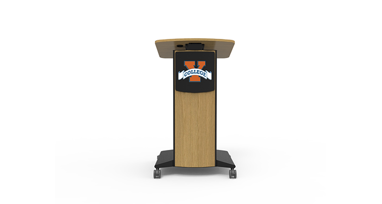 Spectrum Industries Announces Adjustable Height Slim Lectern