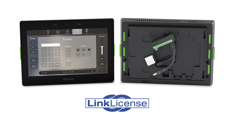 Extron Releases New LinkLicenses for Select TouchLink Products