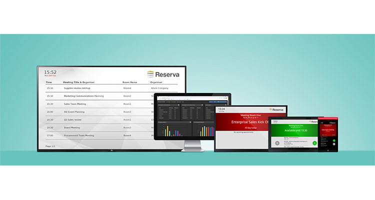 Black Box Releases Reserva Line of Touch Screen Meeting Room Signage Solutions