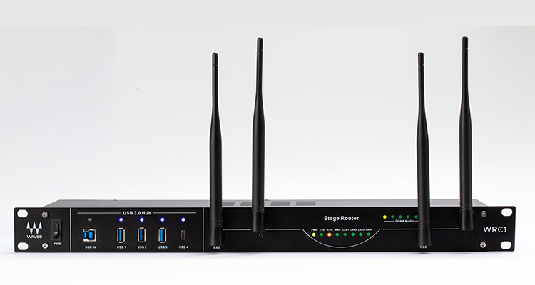 Waves Audio Now Shipping WRC-1 Wi-Fi Stage Router