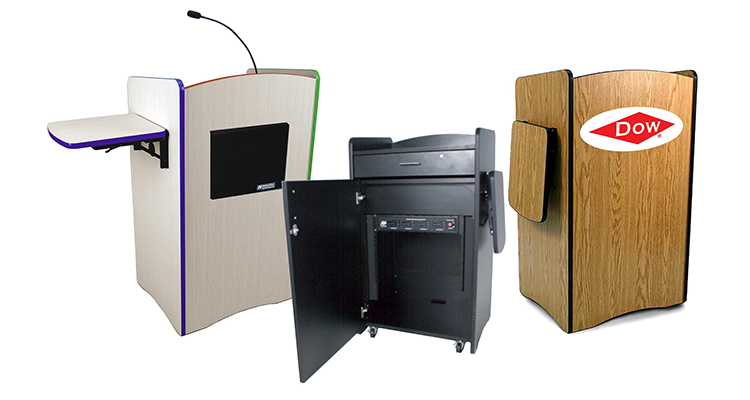 AmpliVox Sound Systems Upgrades 3230 Multimedia Lectern Series