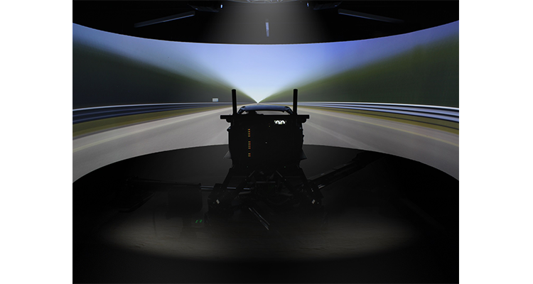 VI-Grade Uses Barco Projectors for DYNAMIC Driving Simulator