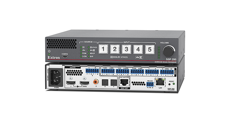 Extron Introduces SSP 200 Surround Sound Processor