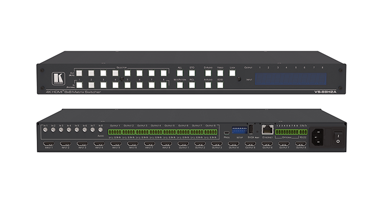 Kramer Electronics Releases New 8×8 Matrix Switcher