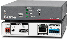 Extron Now Shipping DTP2 T 211 4K/60 HDMI Transmitter with Audio Embedding