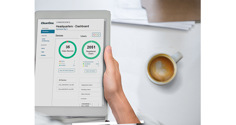 ClearOne Updates CONVERGENCE AV Network Manager Software