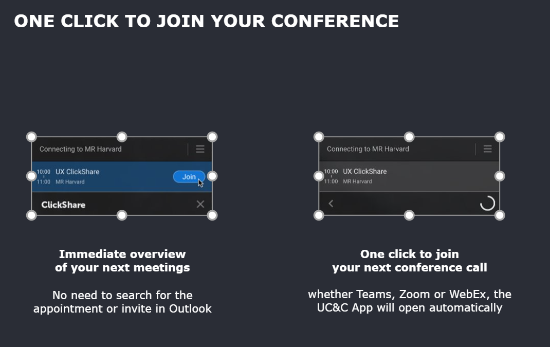 ClickShare Conference app