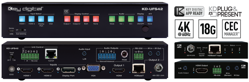 Key Digital’s Newest Universal Format Presentation Switcher Now Available for Pre-Order