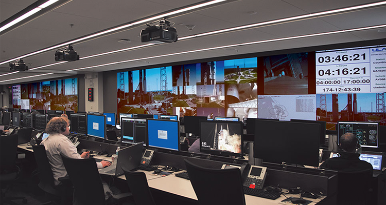 United Launch Alliance Utilizes Extron Matrix Switcher, Video Processor for Video Walls