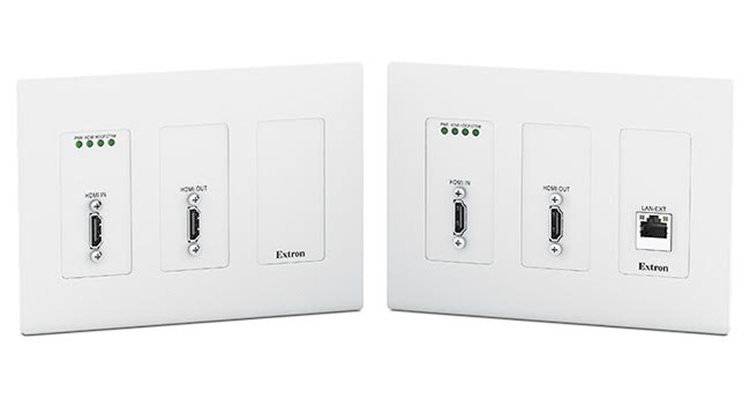 Extron Introduces Two NAV Encoders With Decorator-Style Wall Plate Design