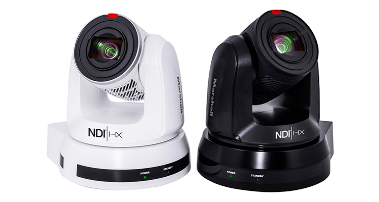 Marshall Electronics Releases Two New NDI 4K PTZ Camera Models