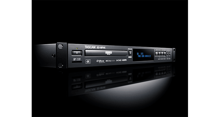 TASCAM Releases Professional-Grade 4K Blu-ray/Media/Network Player