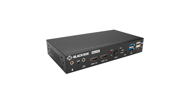 New Black Box Desktop KVM Switch Designed for the Multiple-Computer User