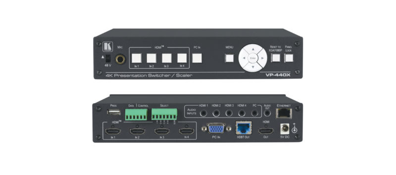 Kramer Electronics Releases 18G 4K HDR Presentation Switcher/Scaler