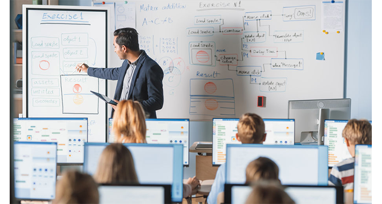 interactive display classroom