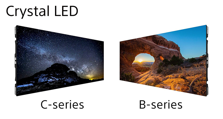 Sony Debuts New C-Series, B-Series Crystal LEDs