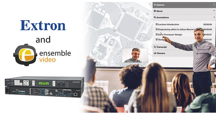 Extron SMP 300 Now Integrates With Ensemble Video Platform