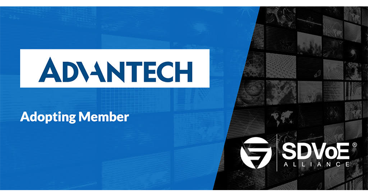 Advantech Joins SDVoE Alliance as Adopting Member