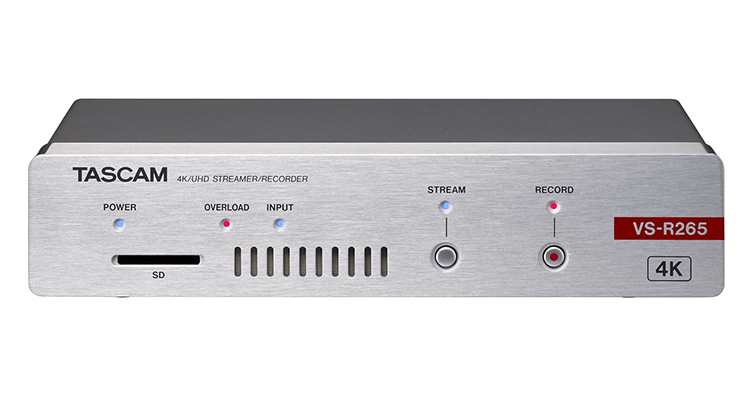 Tascam Updates Firmware for VS-R Series Video Streamers/Recorders