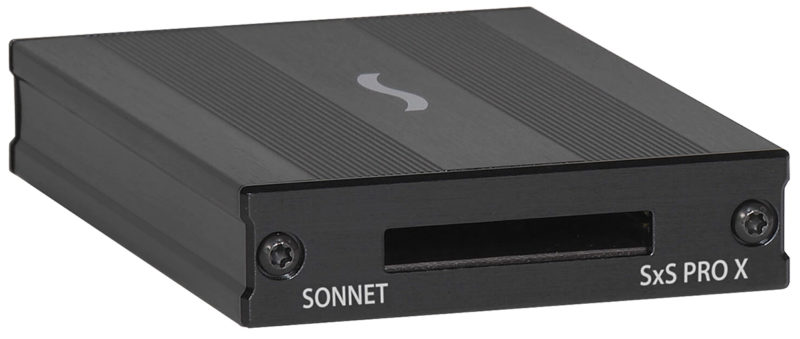 Sonnet Announces Single-slot Thunderbolt 3 Card Reader for SxS PRO X Media