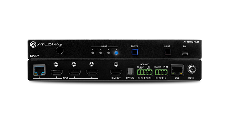 Atlona Now Shipping New 4×1 HDMI and HDBaseT Switcher/Receiver