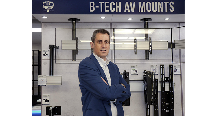 B-Tech AV Mounts Hires Nacho Olivé As Business Development Manager for Spain