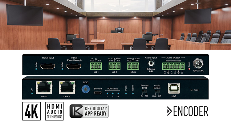 Key Digital Launches New Hybrid-Conferencing Courtroom Solution