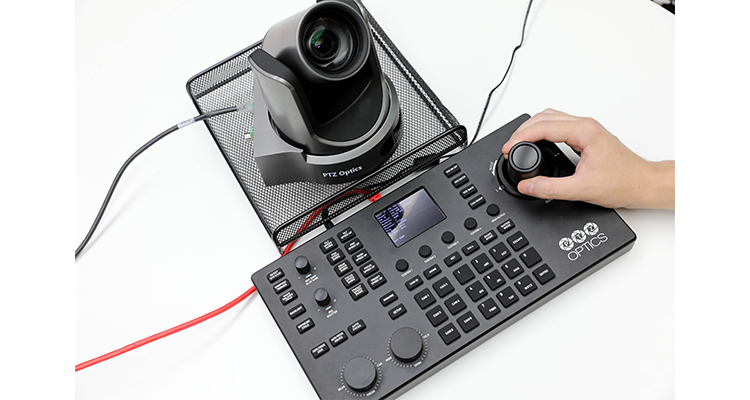 AV and IP Production Meet in a New Joystick Controller by PTZOptics