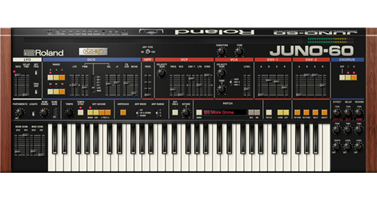 Roland Adds JUNO-60 Software Synthesizer to Roland Cloud