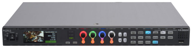 New FOR-A FA-96DNT Provides 32-Channel Dante I/O for Popular FA-9600 Multi-Purpose Signal Processor