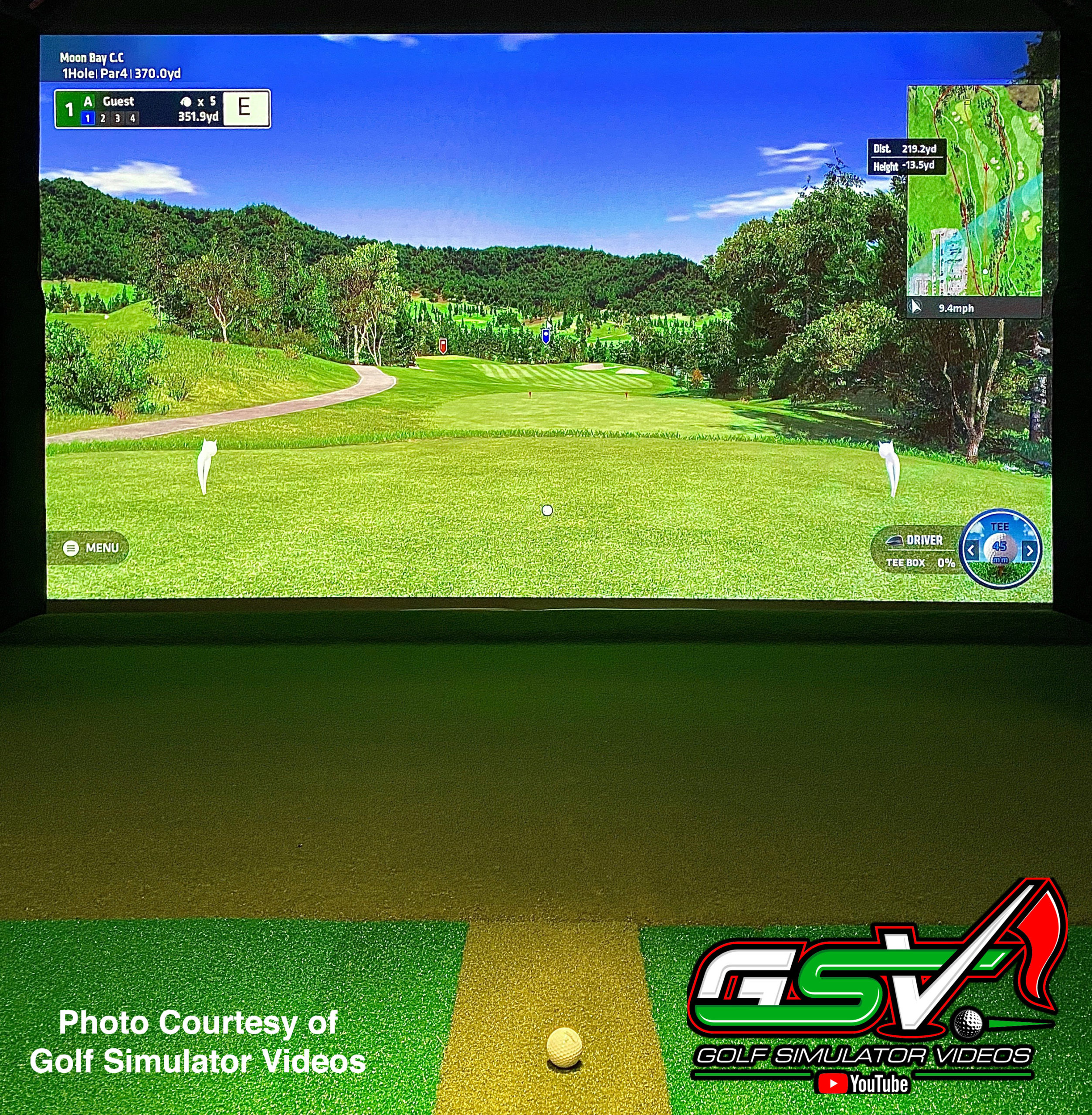 BenQ Golf Sim Image BenQ Golf Sim Image