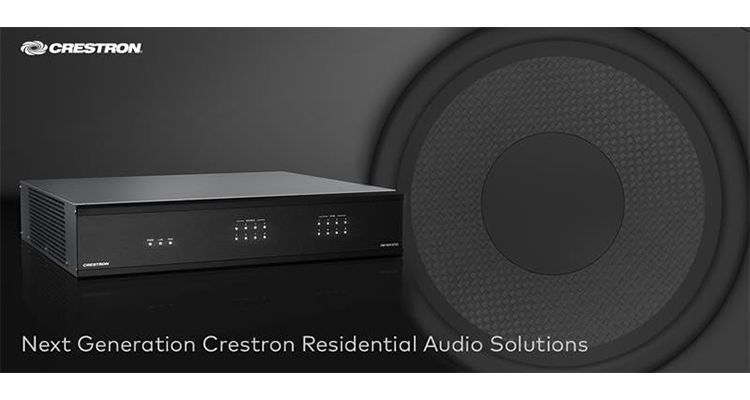 Crestron Announces New In-Wall, In-Ceiling, Landscape Speaker Line