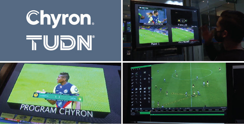 Chyron PRIME Hego TRACAB Player Tracking Data Graphics Univision TUDN