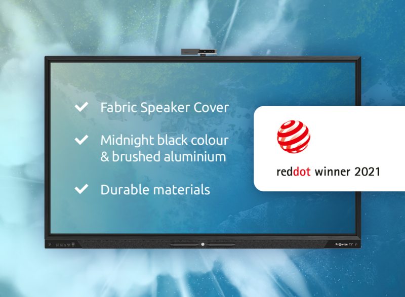 Prowise Touchscreen Ten Wins Red Dot Design Award