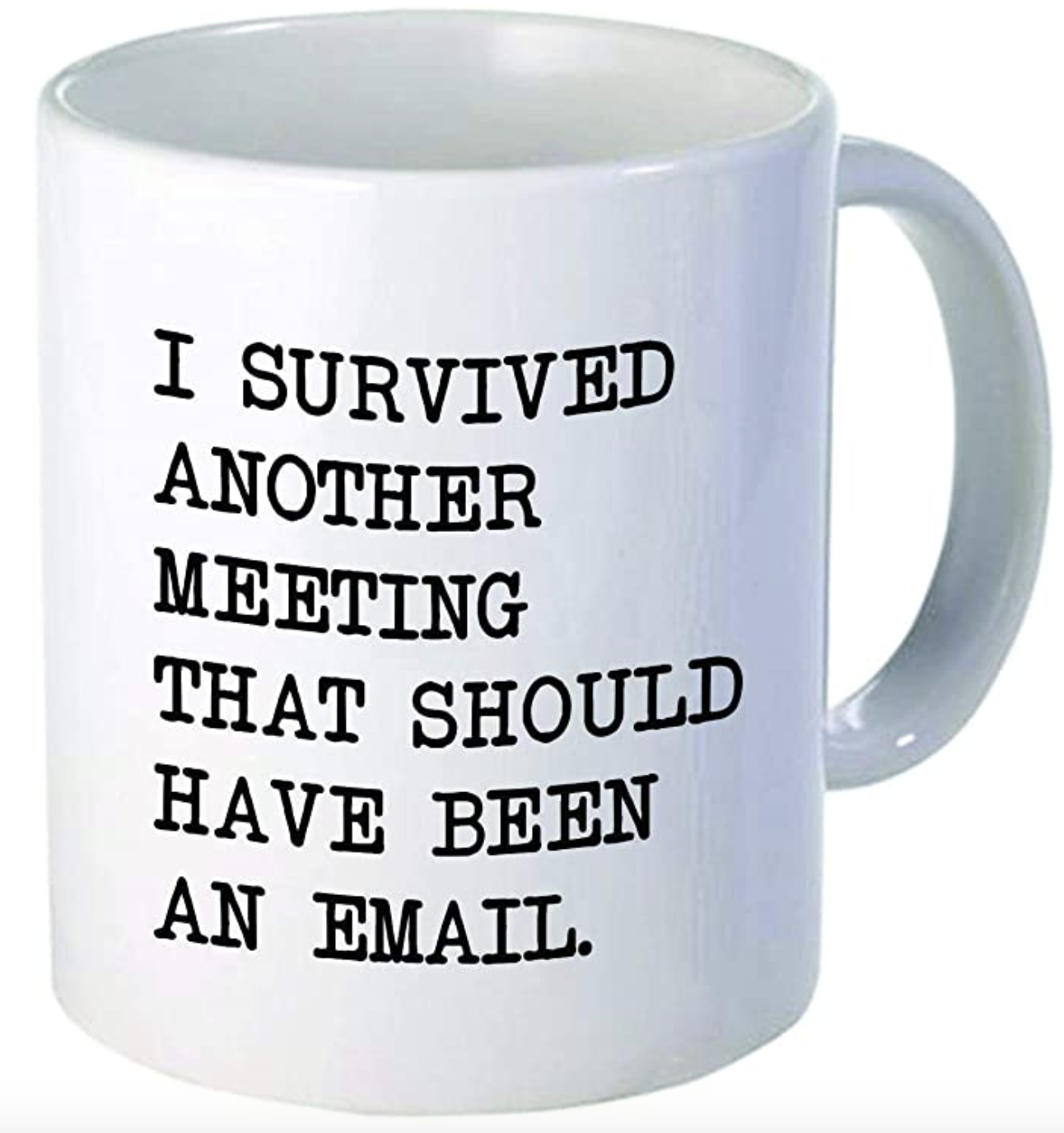 survived another meeting mug