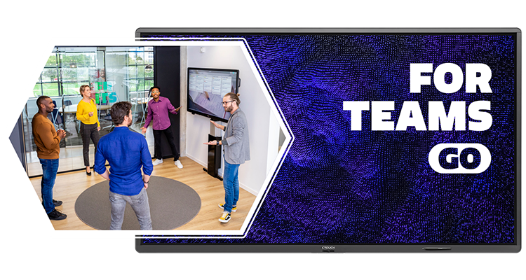 CTOUCH For Teams Go Supports Multiple UCC Apps and Tools on One Touch Screen