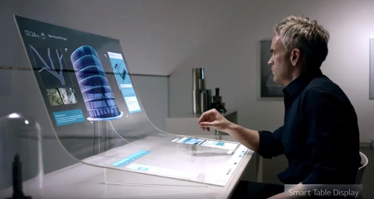 smart table display the futurist smart table display the futurist
