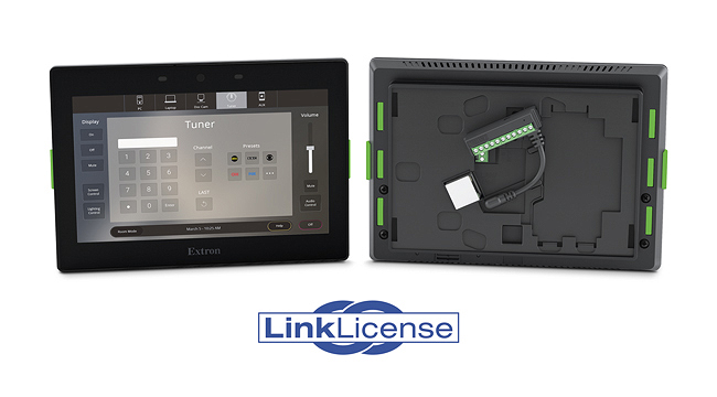 Extron LinkLicense and TLCA 1 Now Shipping – Transform Your Touchpanel Into an All-in-one Control System