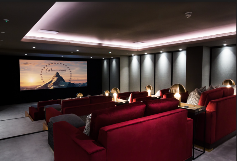 New Luxury London Apartment Features Control4 and Triad Speakers in Jaw-Dropping Private Theater