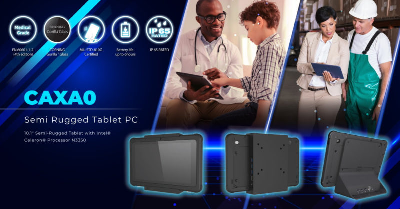 Avalue Launches CAXA0, a Medical-Grade Semi-Rugged Tablet PC