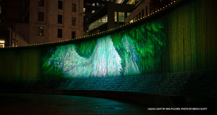 Digital Projection and Display Devices Project Life and Perseverance Into Downtown Atlanta