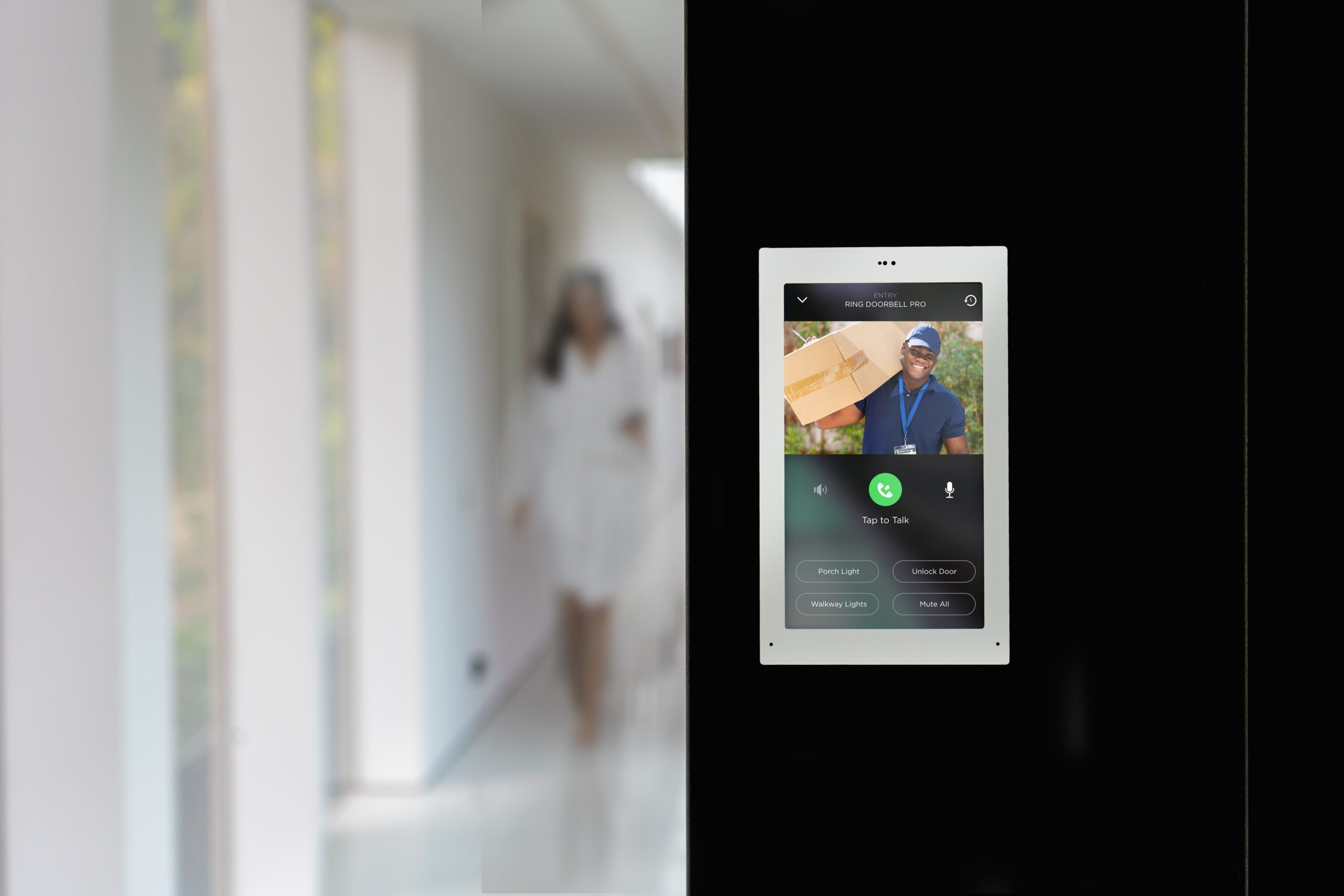 Touch panel Hallway Ring Delivery Guy Touch panel Hallway Ring Delivery Guy