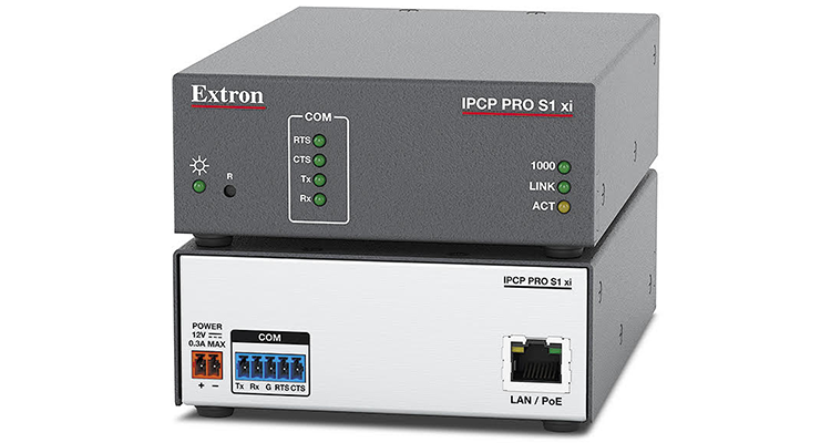 Extron Launches New IPCP Pro S1 xi Processor for Centralized AV Control