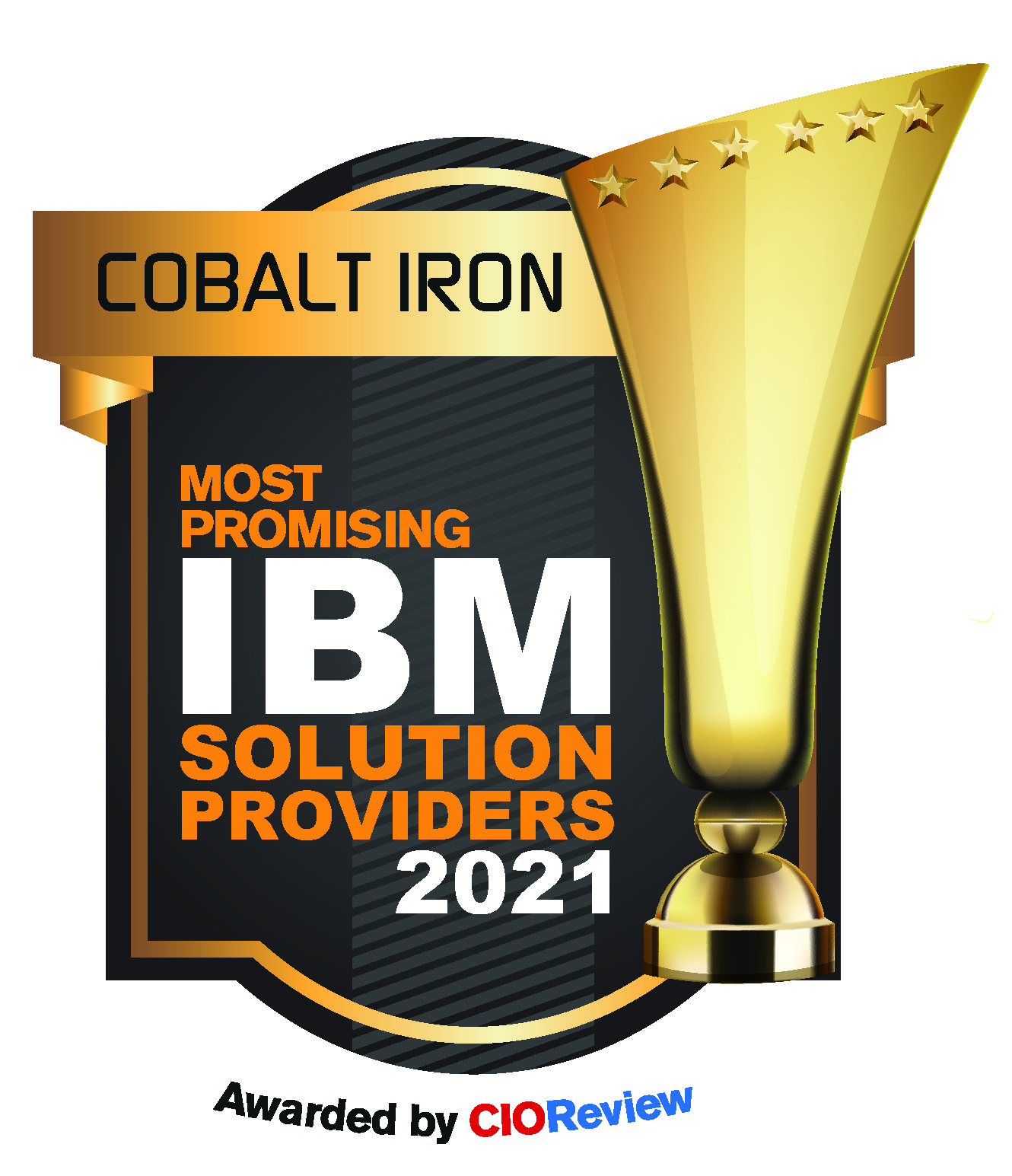 CobaltIron Compass Enterprise Saas CIOReview IBM Spectrum Protect Award Logo