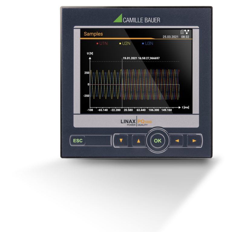 Camille Bauer LINAX PQ1000 Power Quality Assurance Now Available in Small Format