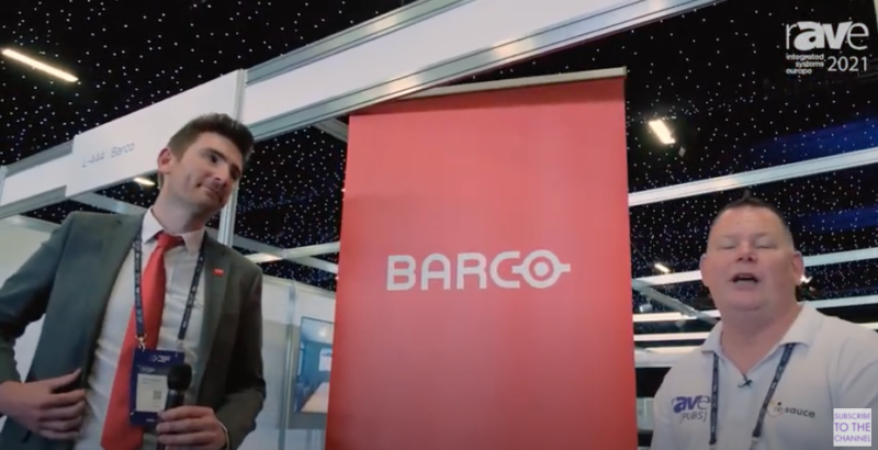 ISE 2021: Andrew Dowsett of Barco Explains Why Its Stand Looks a Little Different This Year