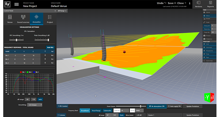 Electro-Voice Announces PREVIEW Software for Configuring Its Line-Array Loudspeakers