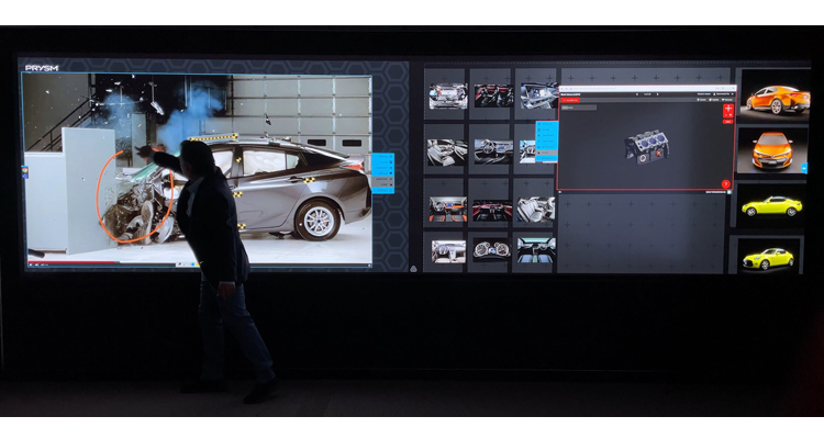 Prysm Systems Announces Interactive LPD 6K Seamless Display