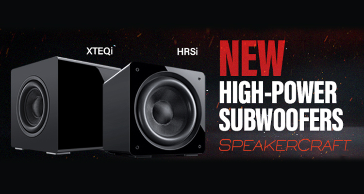 Nortek Control Announces Five New SpeakerCraft Subwoofers for Music and Movie Content