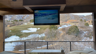 Logic Integration Installs Auton Automated Ceiling Display Lift in High-end Rocky Mountain Home